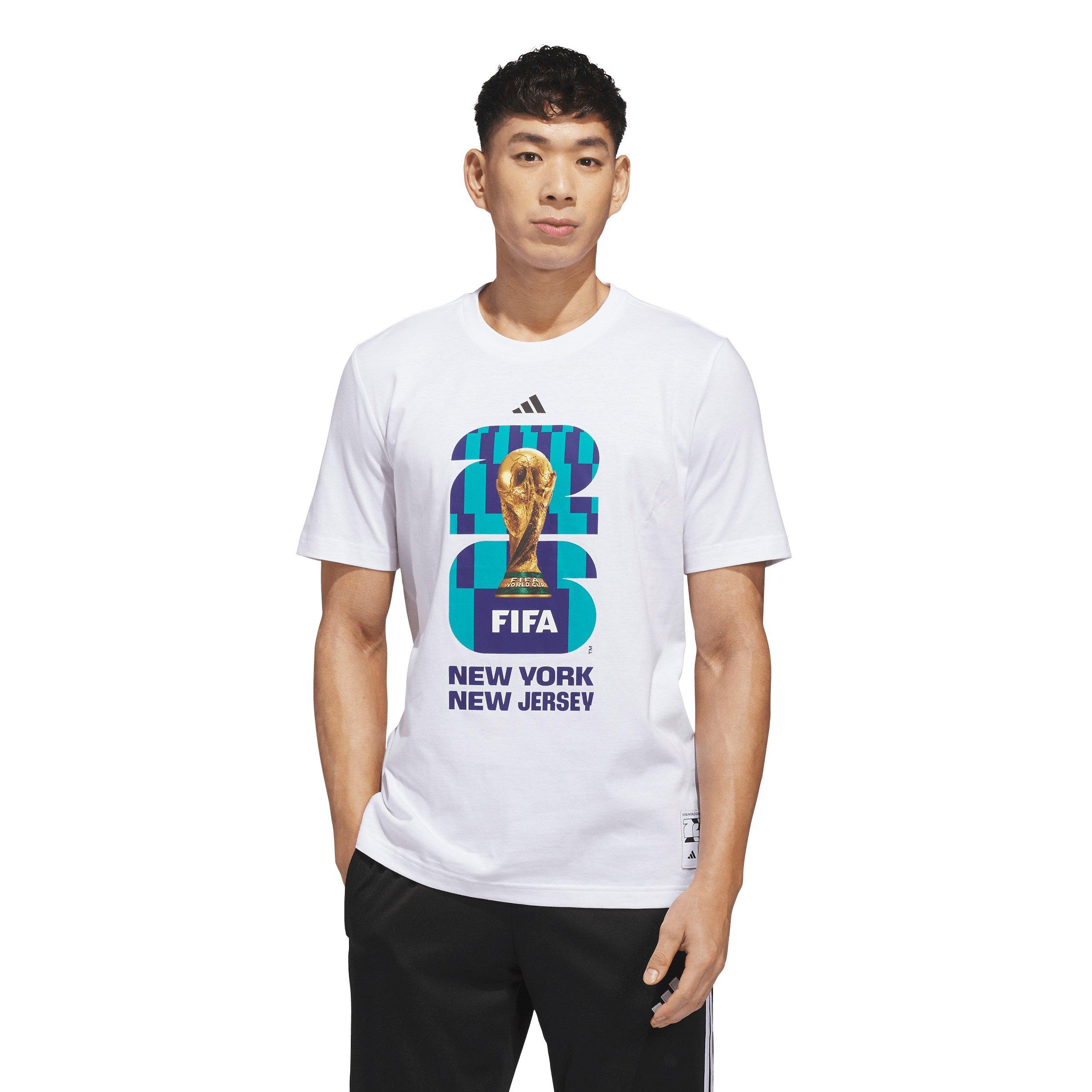 adidas Men's FIFA World Cup 26™ Host City New York New Jersey Graphic T-Shirt - White